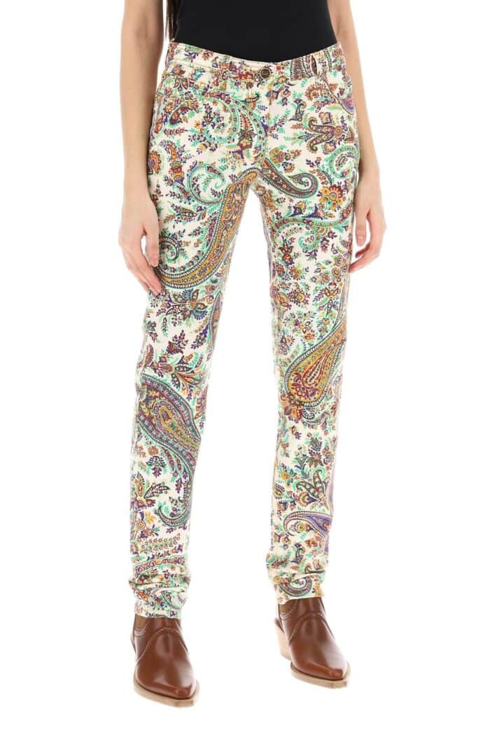 ETRO Paisley Patterned Jeans