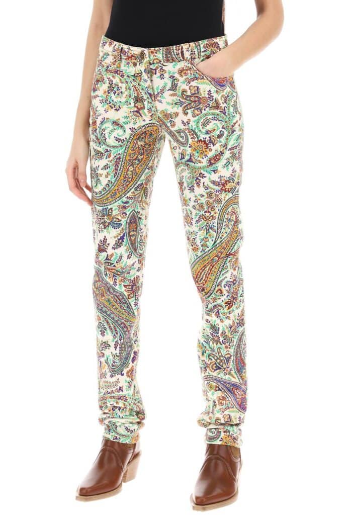 ETRO Paisley Patterned Jeans