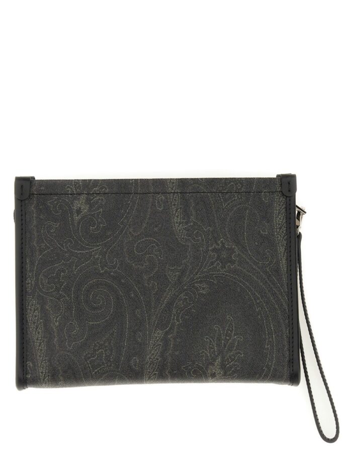 Etro PAISLEY POUCH WITH PEGASUS