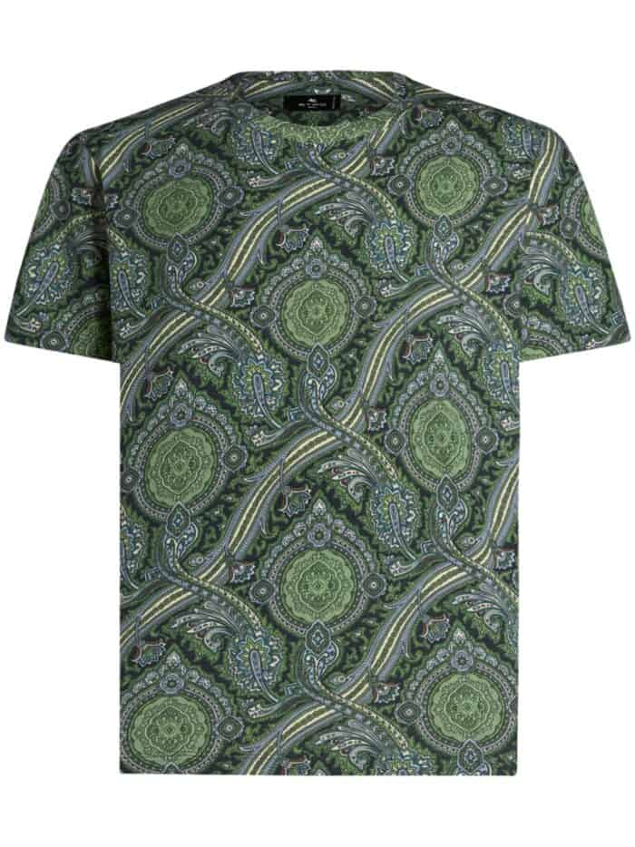 ETRO Paisley-print Cotton T-shirt