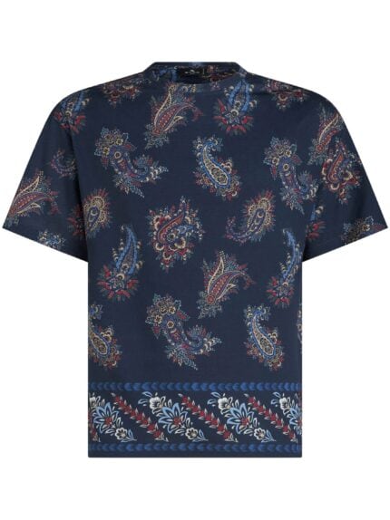 ETRO Paisley-print Cotton T-shirt