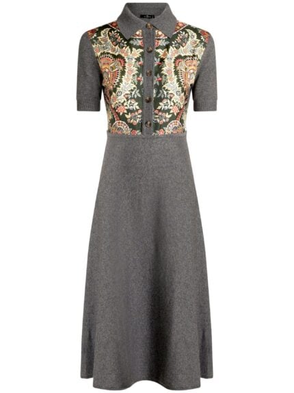 ETRO Paisley-print Knitted Dress