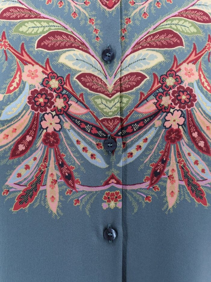 Etro Paisley Print Silk Shirt