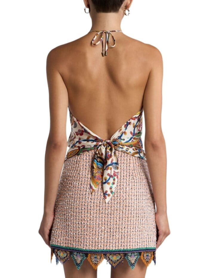 Etro PAISLEY PRINT SILK TOP