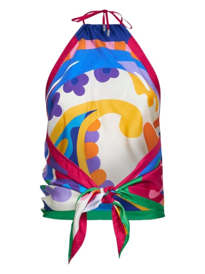 Etro PAISLEY PRINT SILK TOP