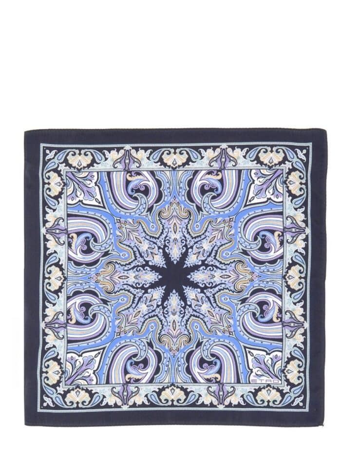 Etro PAISLEY SILK POCKET HANDKERCHIEF