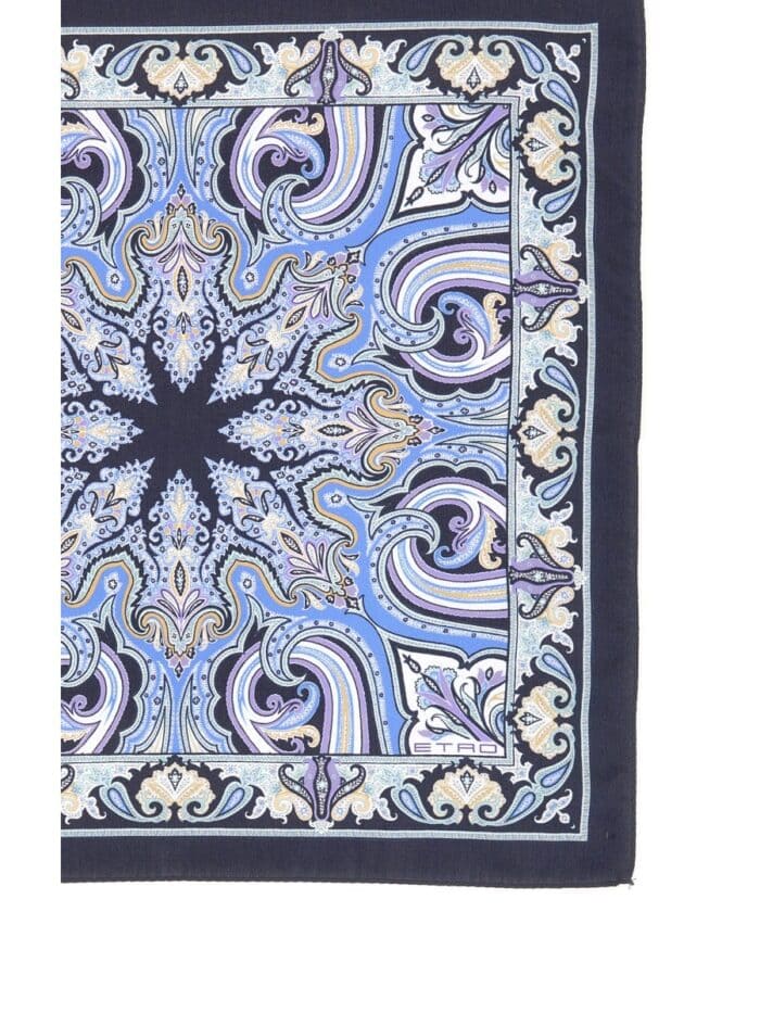 Etro PAISLEY SILK POCKET HANDKERCHIEF