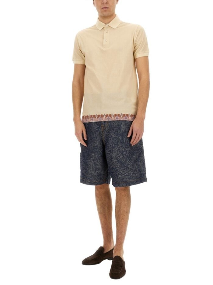 Etro POLO SHIRT WITH PRINT