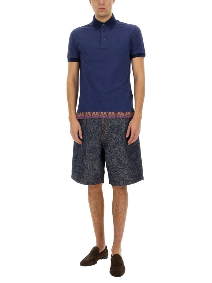Etro POLO SHIRT WITH PRINT