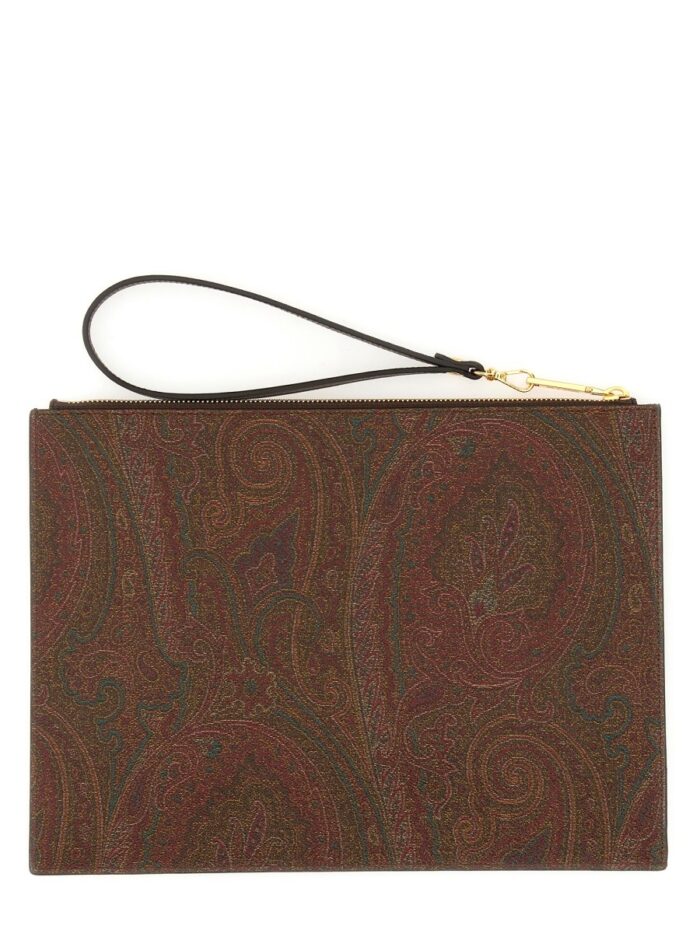 Etro POUCH PAISLEY JACQUARD MEDIUM