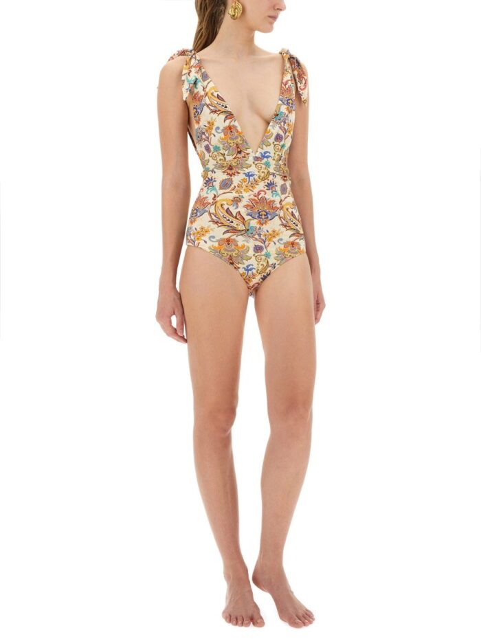 Etro PRINTED ONE-PIECE SWIMSUIT