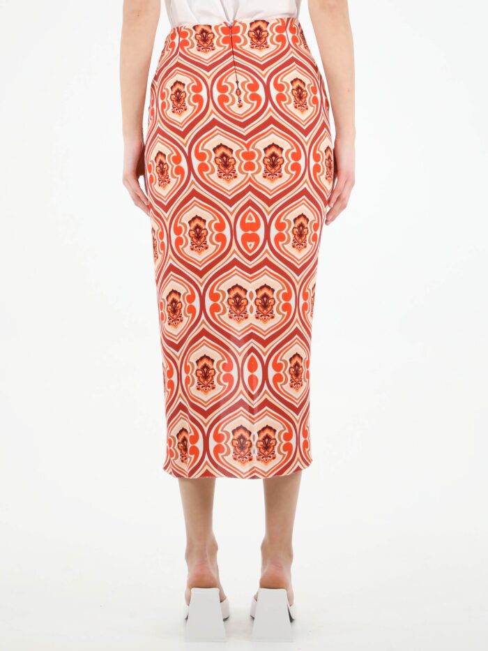 Etro Sarong skirt with graphic print