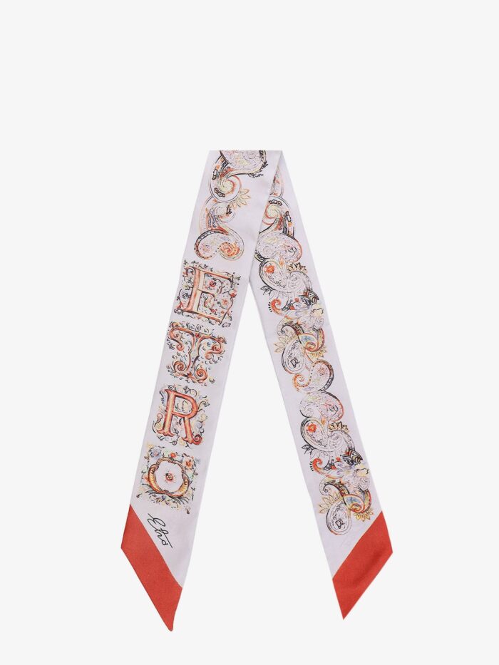 etro silk bandeau with paisley print Etro Silk Bandeau With Paisley Print