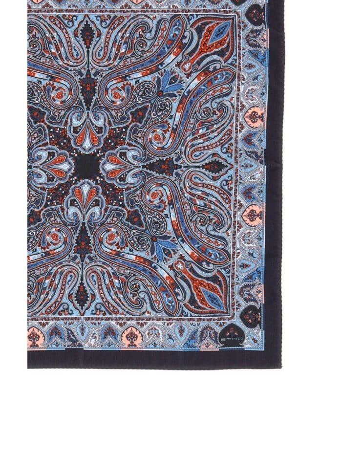Etro SILK JACQUARD CLUTCH BAG