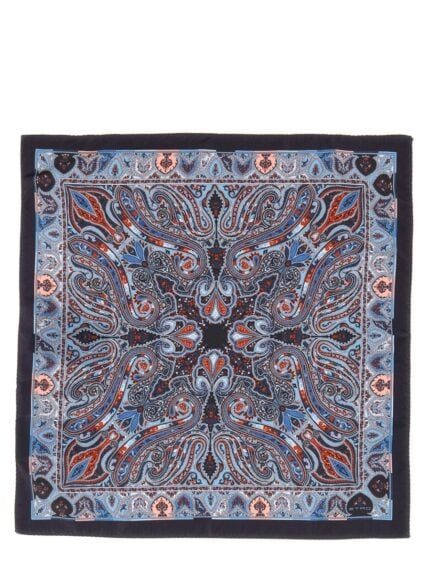 Etro SILK JACQUARD CLUTCH BAG