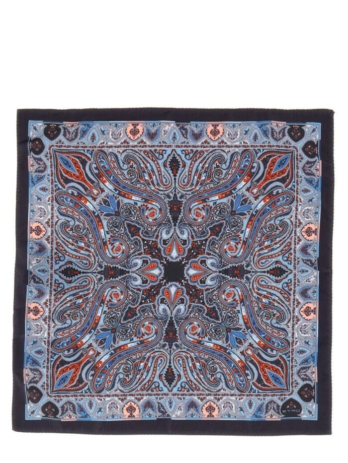 Etro SILK JACQUARD CLUTCH BAG
