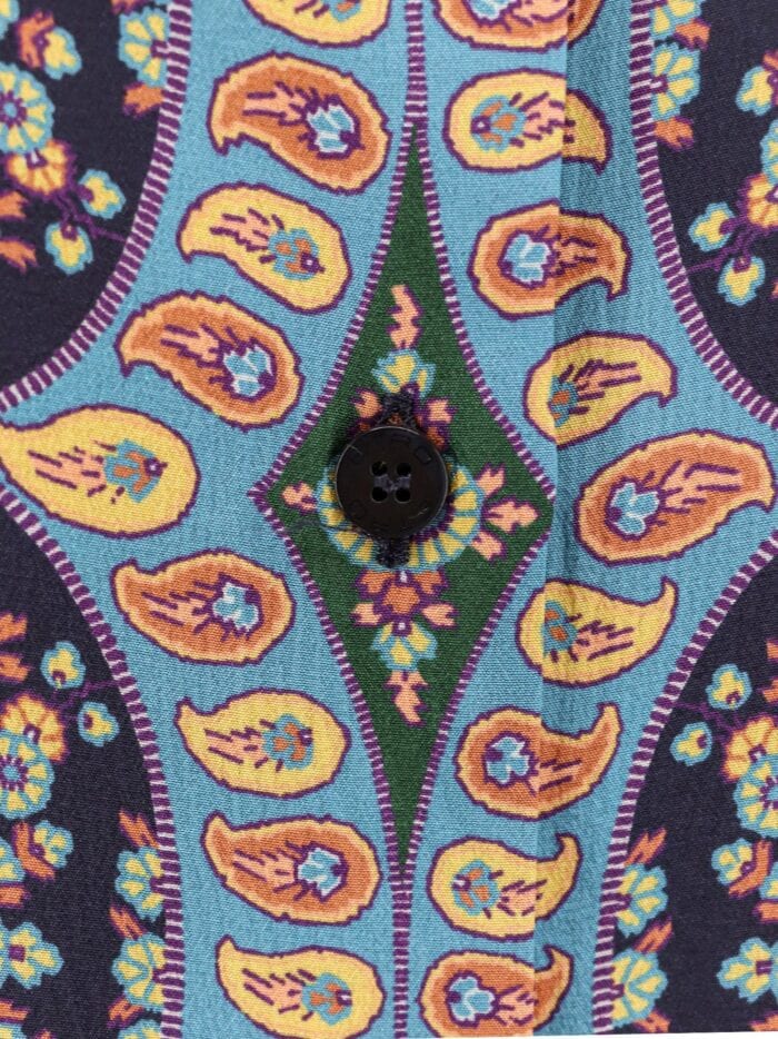 Etro Silk Shirt With Floral Print