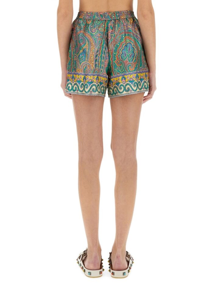 Etro SILK SHORTS