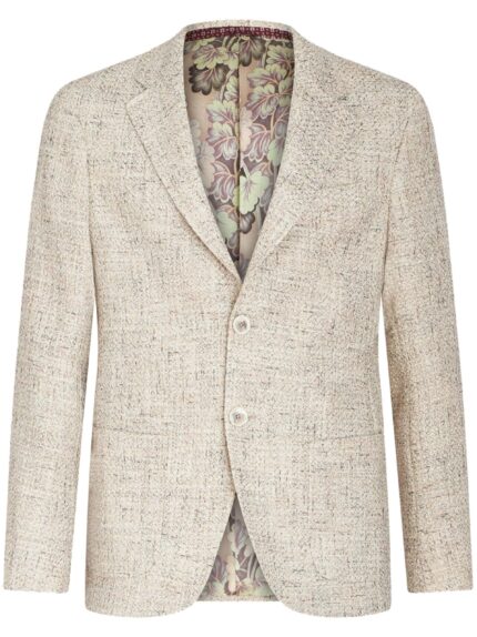 ETRO Single-breasted Boucl Blazer