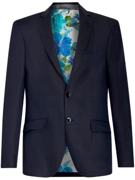 ETRO Single-breasted Linen Blazer