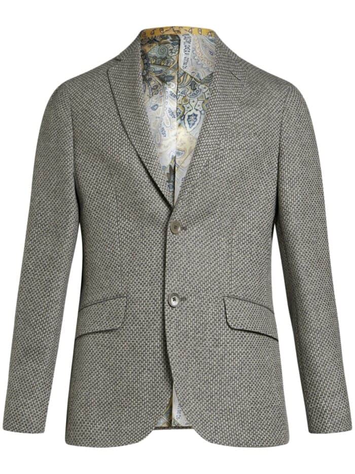 ETRO Single-breasted Wool Blazer