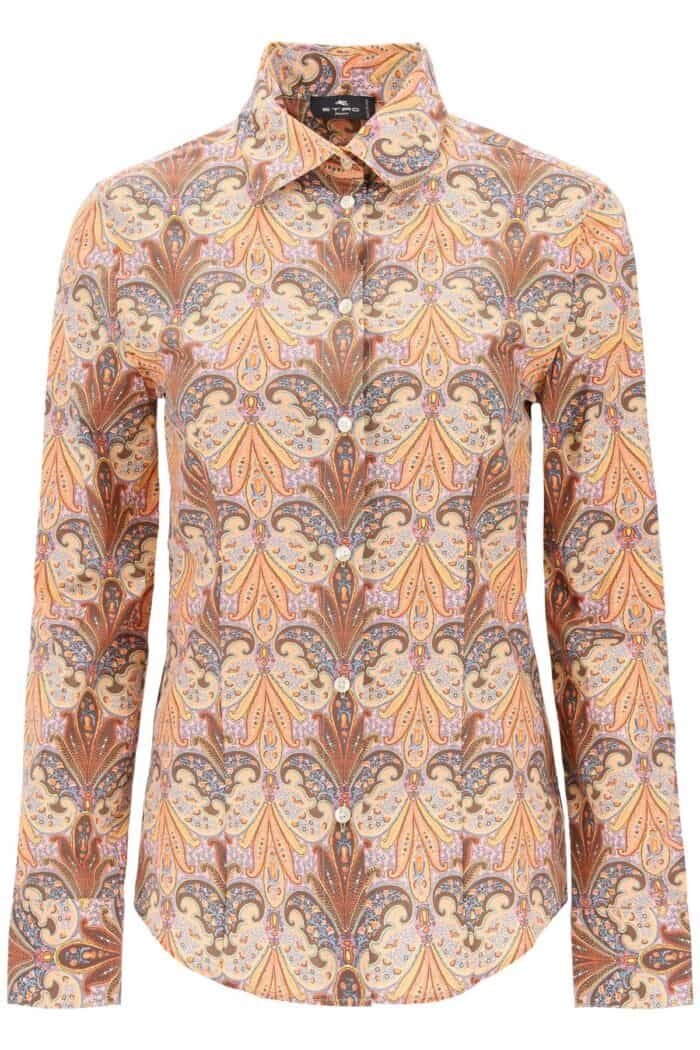 Etro Slim Fit Shirt With Paisley Pattern