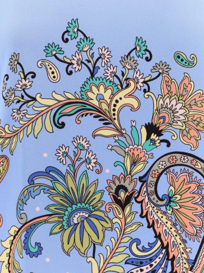 Etro Stretch Viscose Dress With Iconic Print