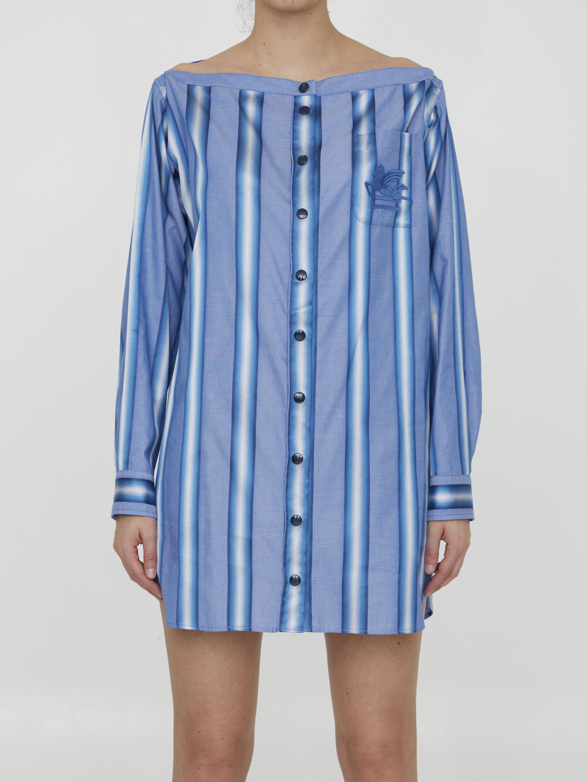Etro Striped shirt dress
