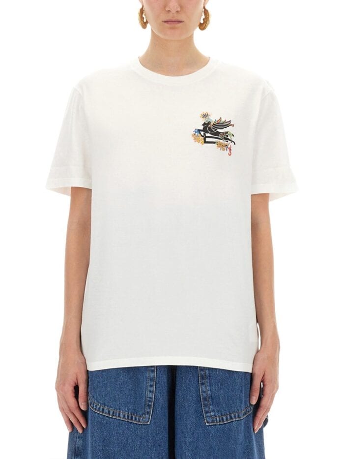 Etro T-SHIRT WITH PEGASUS