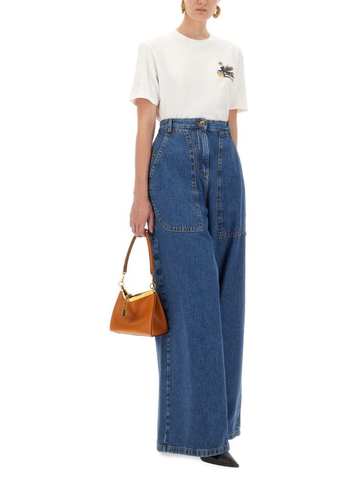 Etro T-SHIRT WITH PEGASUS