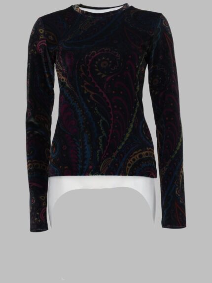Etro TOP CON STAMPA PAISLEY
