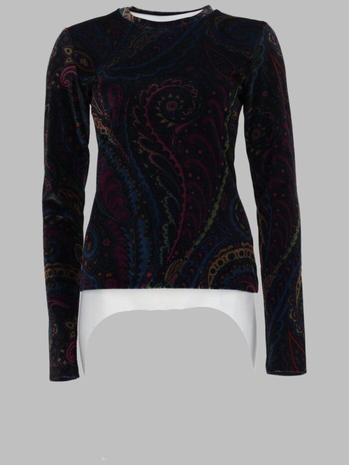 etro top con stampa paisley Etro TOP CON STAMPA PAISLEY