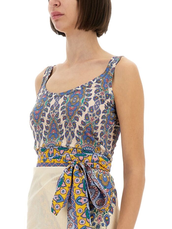Etro TOP WITH PRINT
