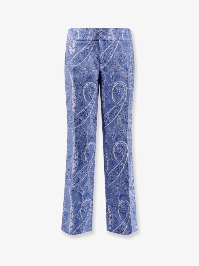 Etro Trousers With Iconic Print