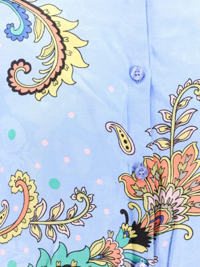Etro Viscose And Silk Shirt With Iconic Motif