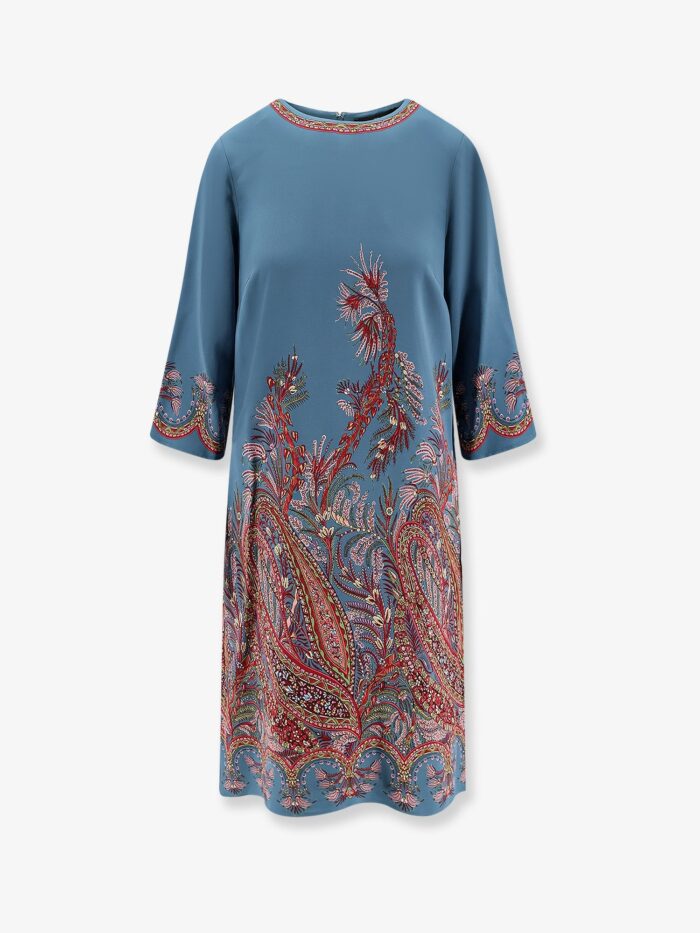 Etro Viscose Blend Dress With Iconic Print