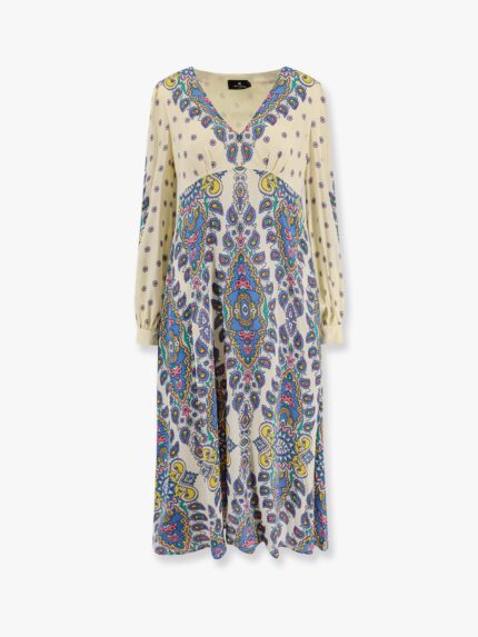 Etro Viscose Dress With Multicolor Print