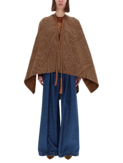 Etro WOOL AND CASHMERE CAPE