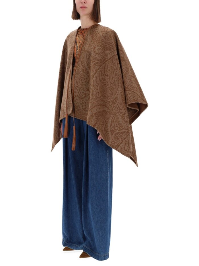 Etro WOOL AND CASHMERE CAPE