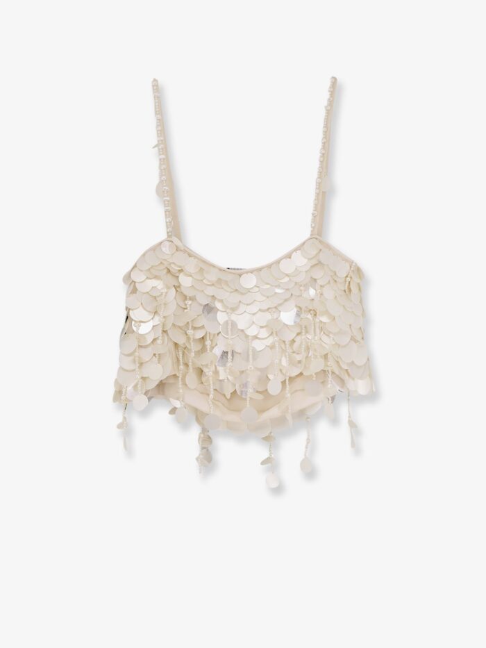 Retrofete Eudora Top With Macro-sequins