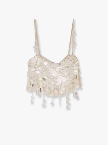 Retrofete Eudora Top With Macro-sequins
