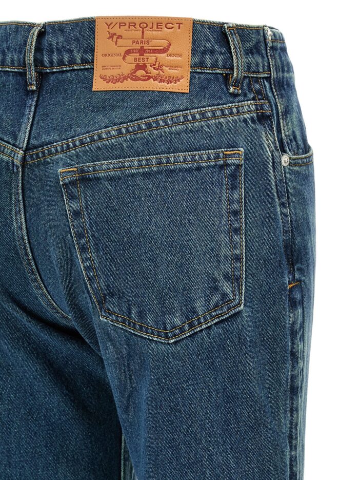 Y/PROJECT 'Evergreen Hook And Eye' Jeans