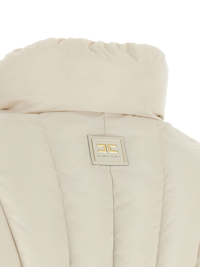 Elisabetta Franchi Exhausted Quilted Down Jacket