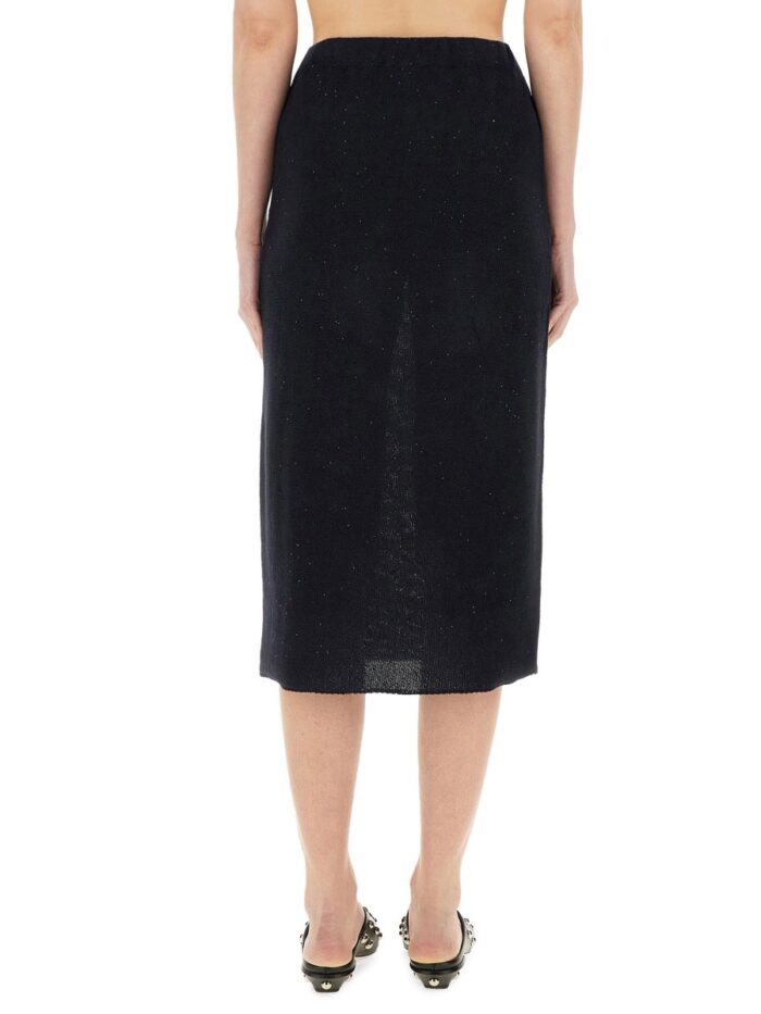 Fabiana Filippi COTTON AND LINEN SKIRT