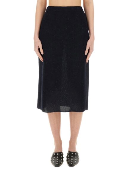 Fabiana Filippi COTTON AND LINEN SKIRT