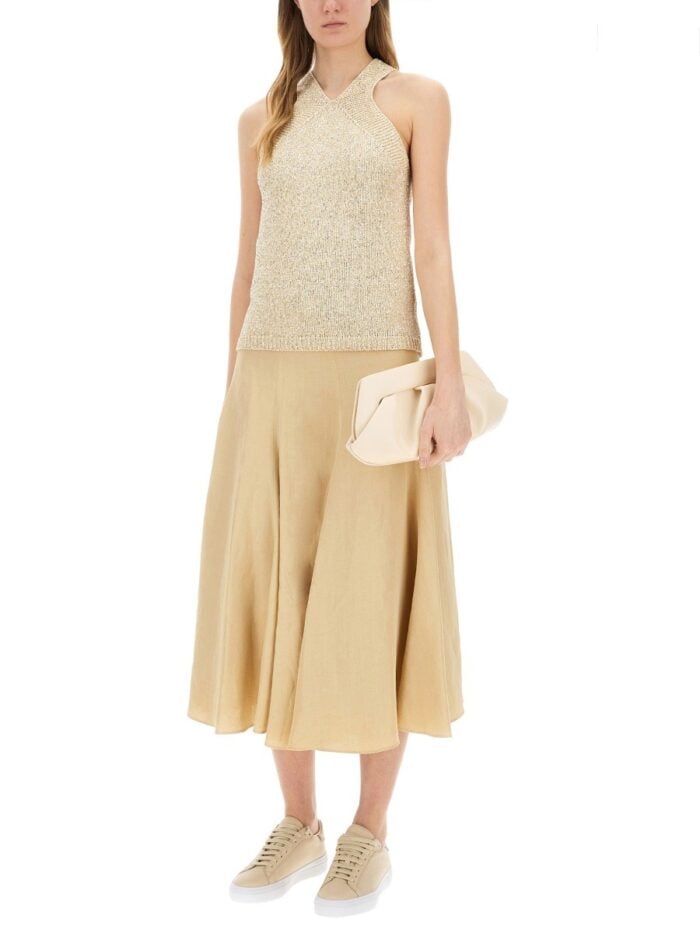 Fabiana Filippi COTTON KNIT TANK TOP