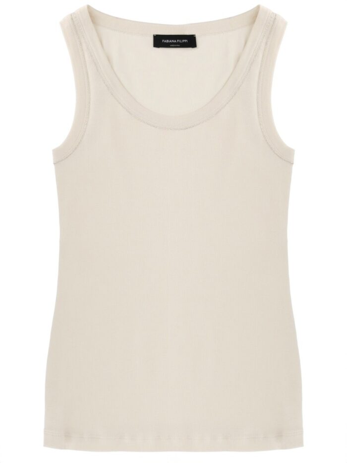Fabiana Filippi COTTON TANK TOP