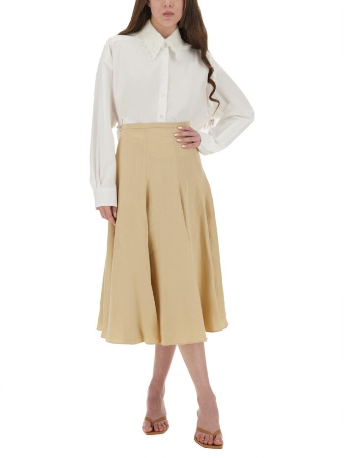 Fabiana Filippi POPLIN CROPPED SHIRT