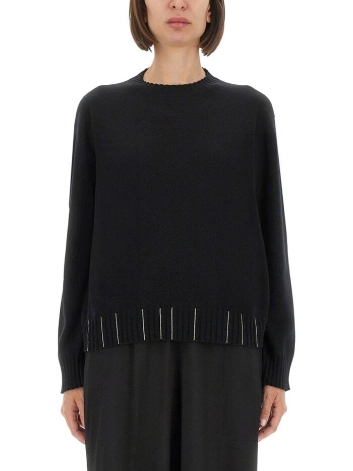 Fabiana Filippi WOOL, SILK AND CASHMERE SWEATER