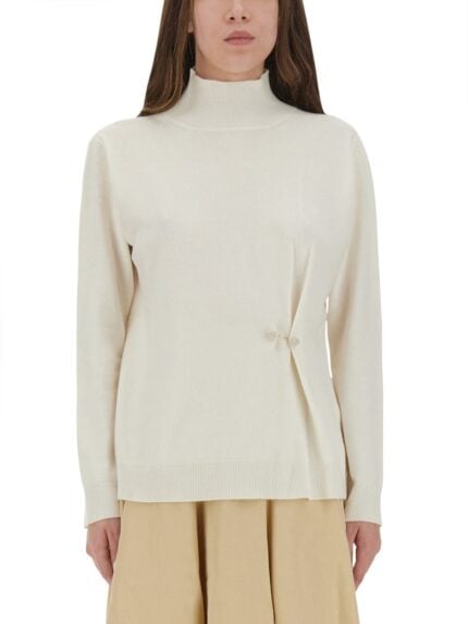 Fabiana Filippi WOOL, SILK AND CASHMERE SWEATER